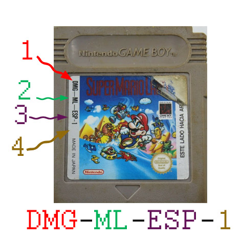 Game Boy Database - About the codes