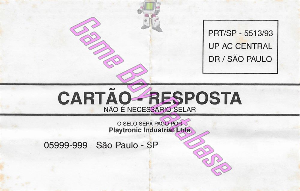 Mega Man IV  BRA Other documents