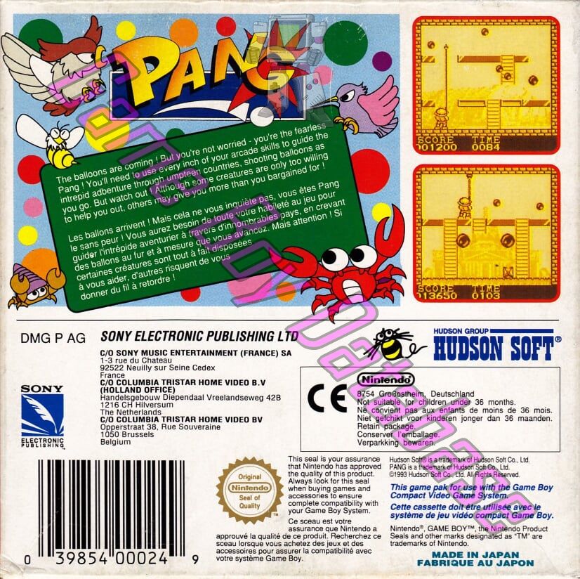 Pang FAH Back of the box
