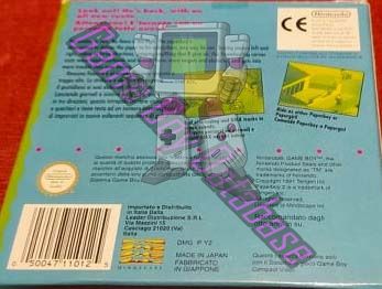 Paperboy 2 ITA Back of the box
