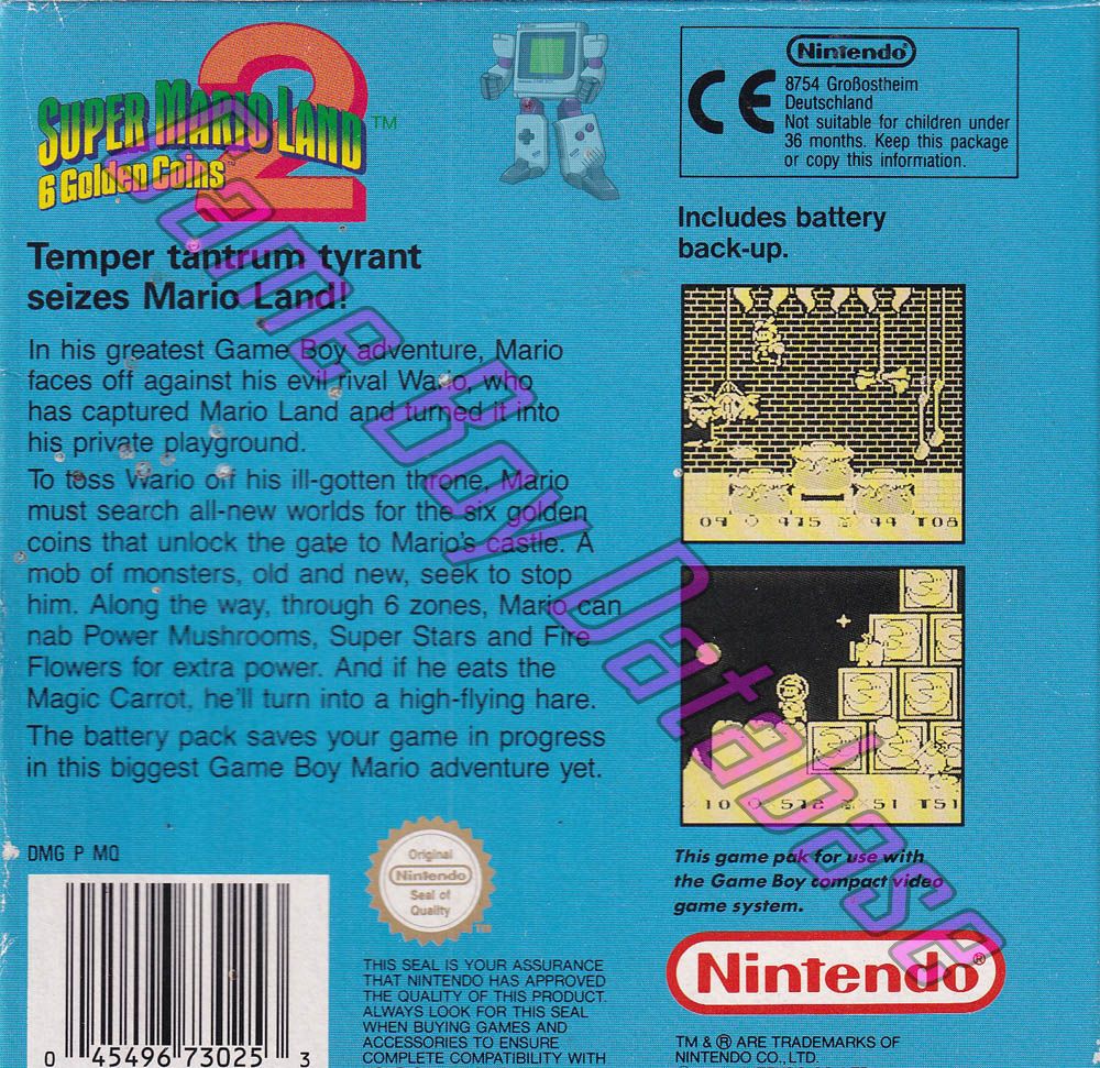 Super Mario Land 2: 6 Golden Coins UKV (20926
