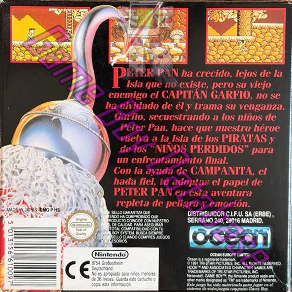 Hook ESP Back of the box