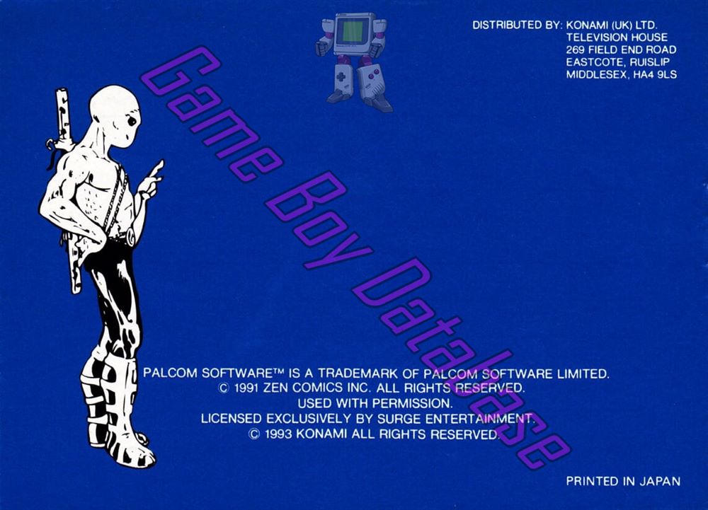 Zen Intergalactic Ninja UKV (30614) - Informations - Game
