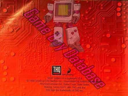 Pequeños Guerreros ESP Back of the booklet