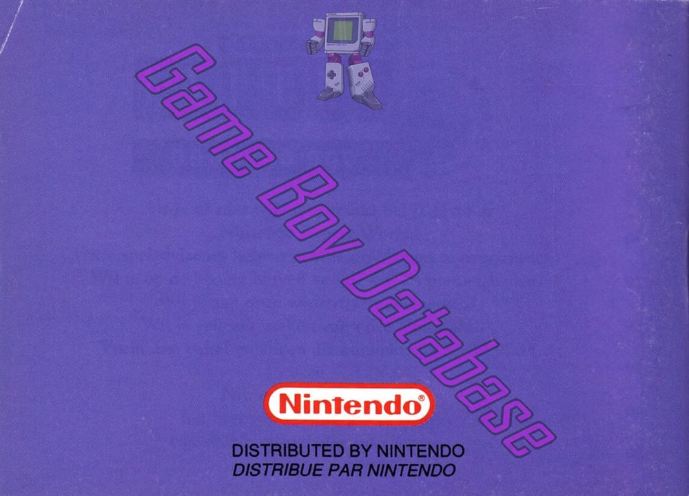 Tetris (Nintendo Classics version) FAH-1 Back of the booklet