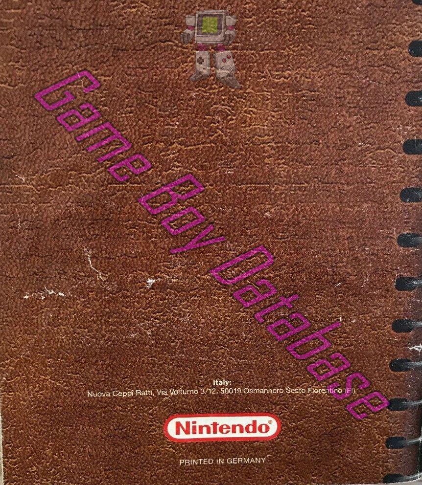 Pokemon Versione Rossa NITA-1 Back of the booklet