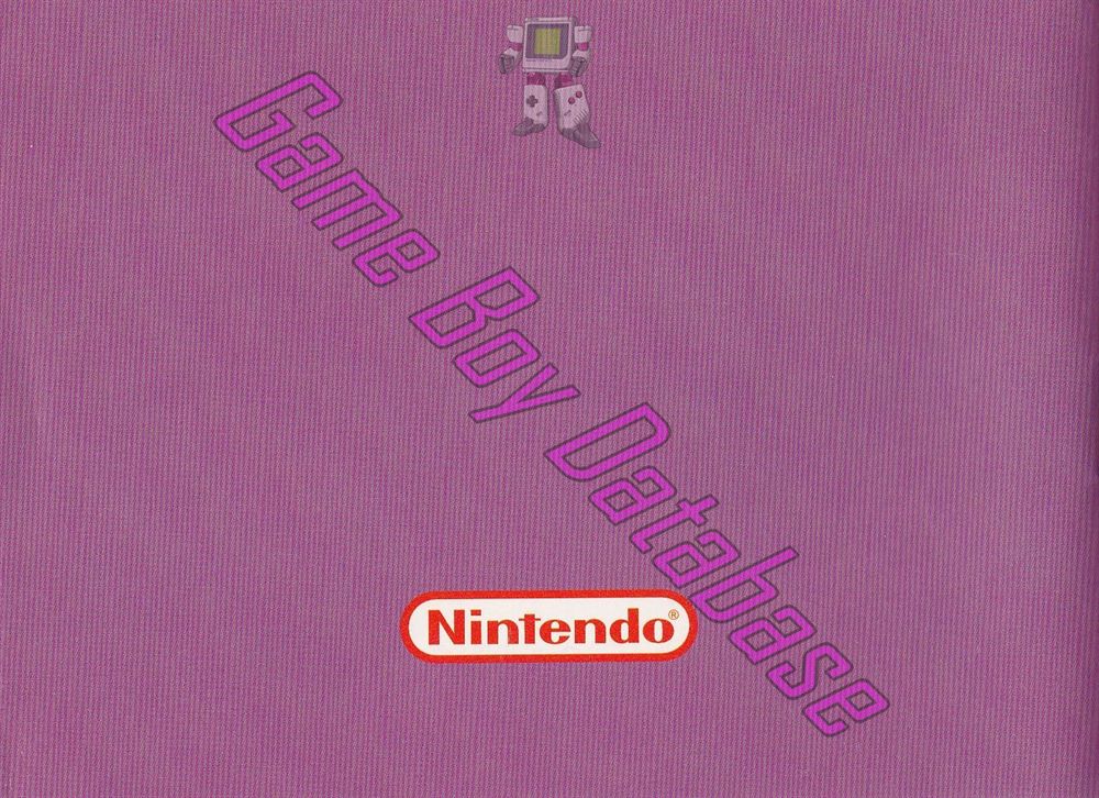 Tetris Blast GPS Back of the booklet