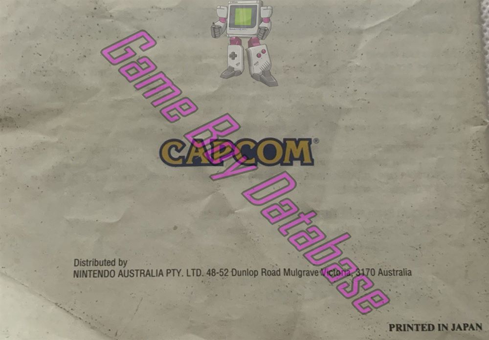 Duck Tales 2 (Disney's) AUS Back of the booklet