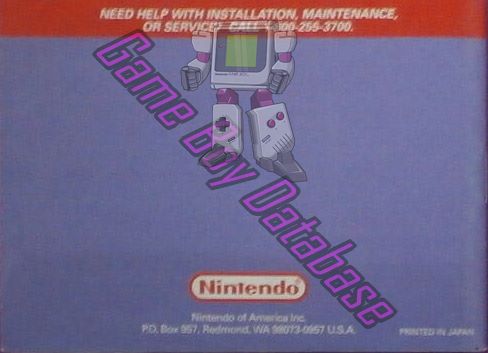 Donkey Kong Land 2 USA Back of the booklet