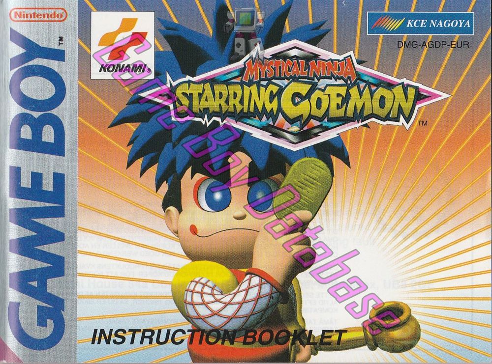 Mystical Ninja Starring Goemon EUR Front of the booklet
