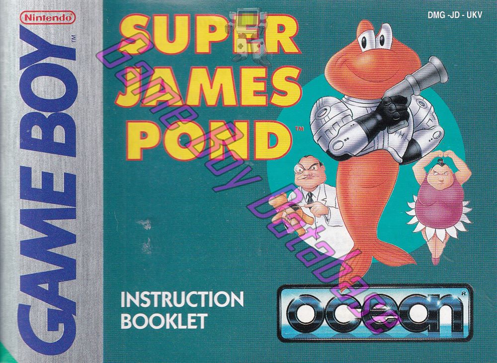 Super James Pond UKV Front of the booklet
