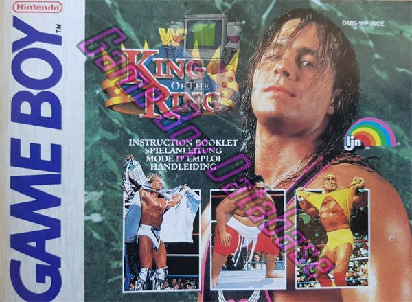 WWF King of the Ring NOE Front of the booklet