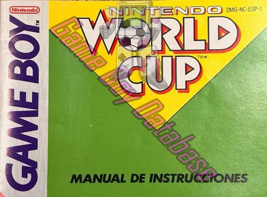Nintendo World Cup ESP-1 Front of the booklet