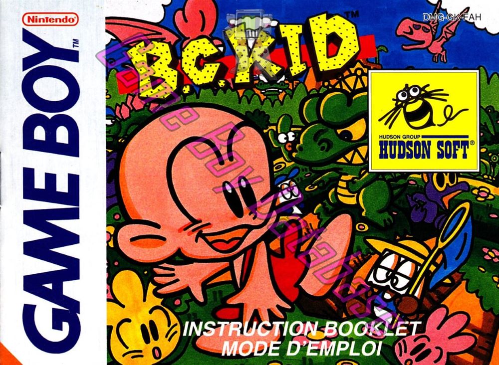 B.C. Kid FAH Front of the booklet