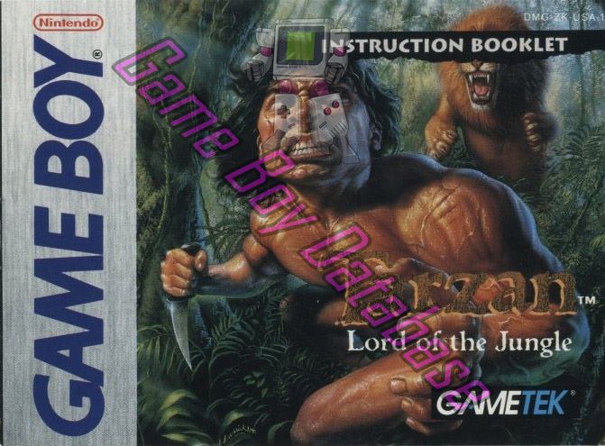 Tarzan Lord of the Jungle USA-1 Front of the booklet