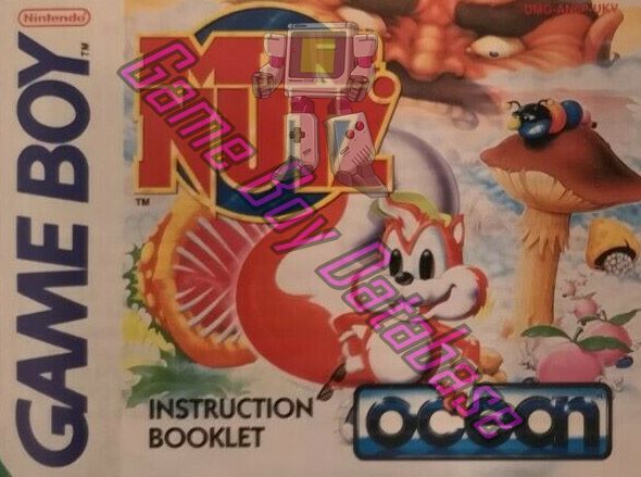 Mr Nutz UKV-1 Front of the booklet