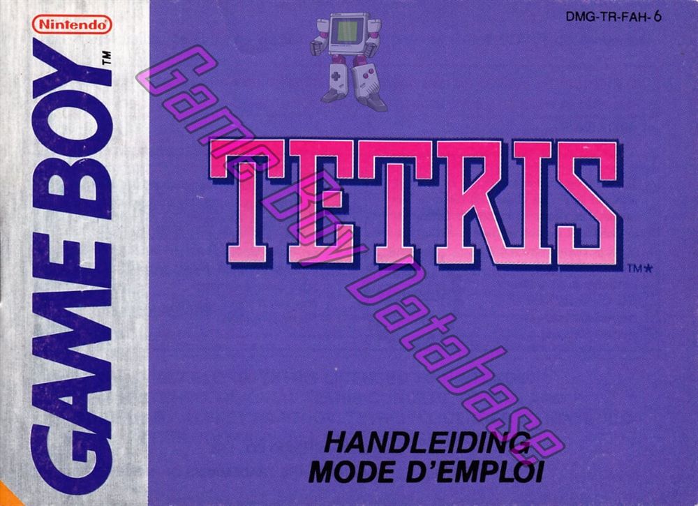 Tetris (Nintendo Classics version) FAH-1 Front of the booklet
