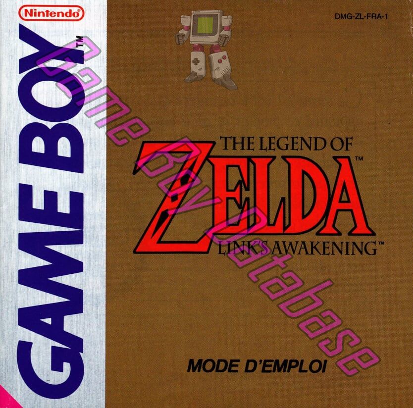 Legend of Zelda Link's Awakening (the) (Nintendo Classics version) FRA Front of the booklet