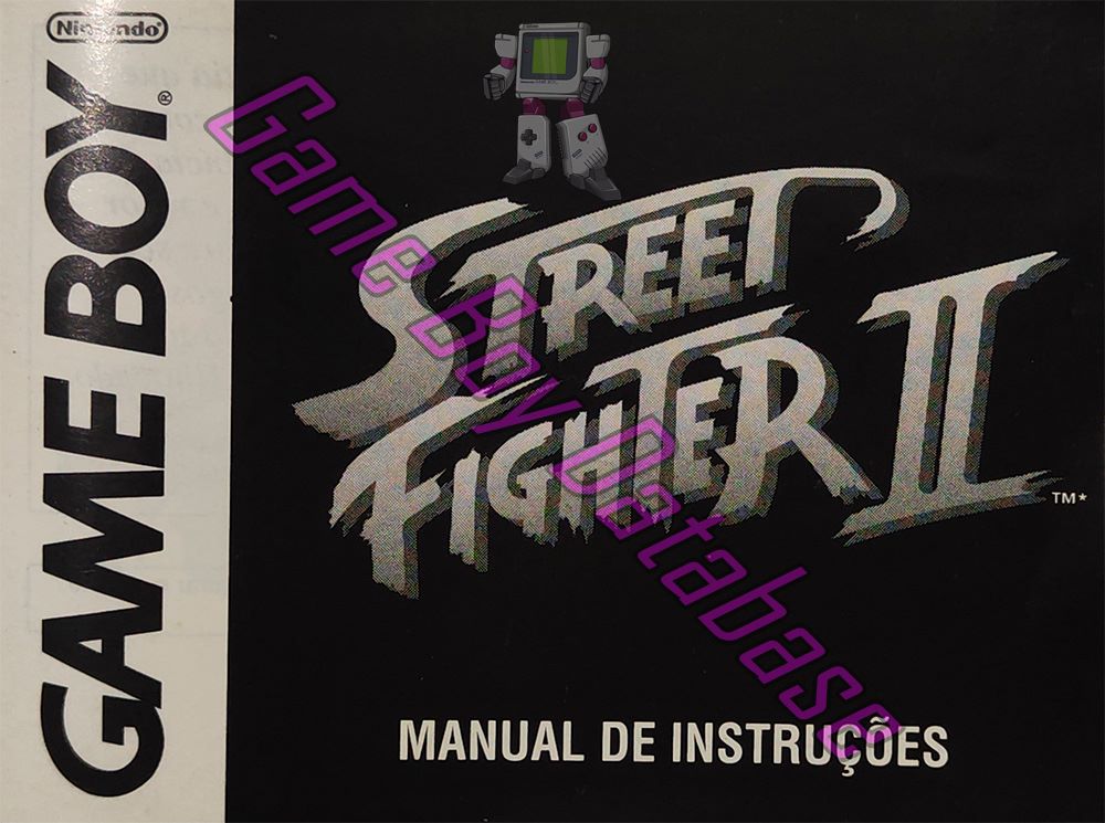 Street Fighter II BRA Front of the booklet