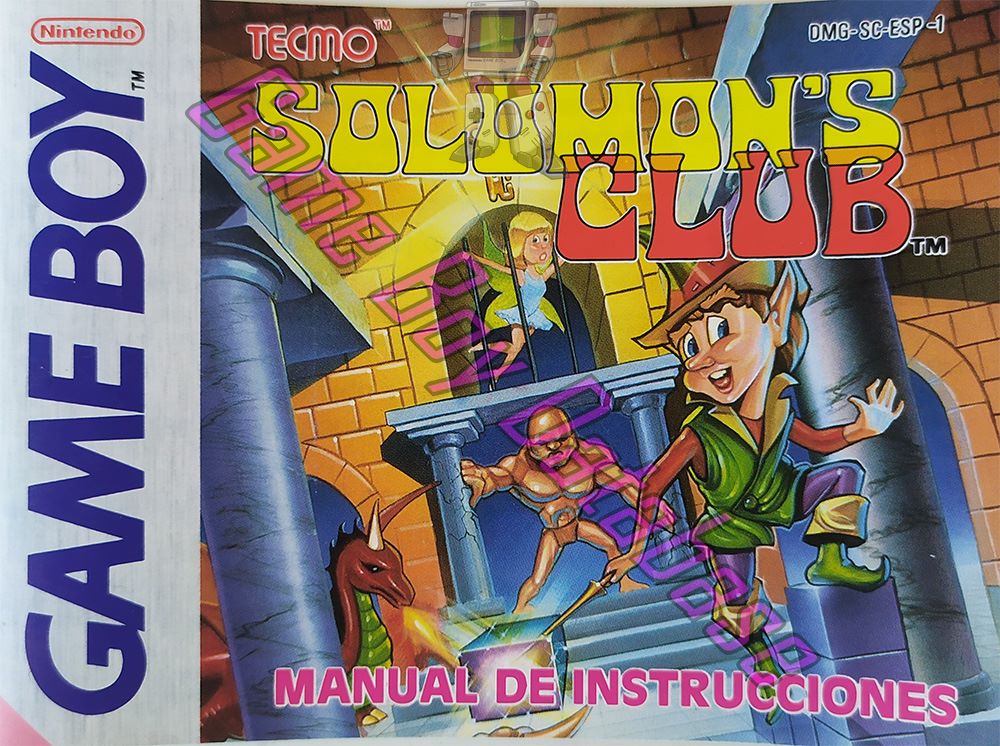 Solomon's Club ESP-1 Front of the booklet