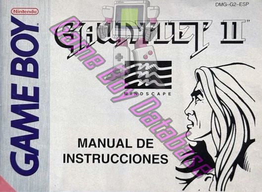 Gauntlet II ESP Front of the booklet