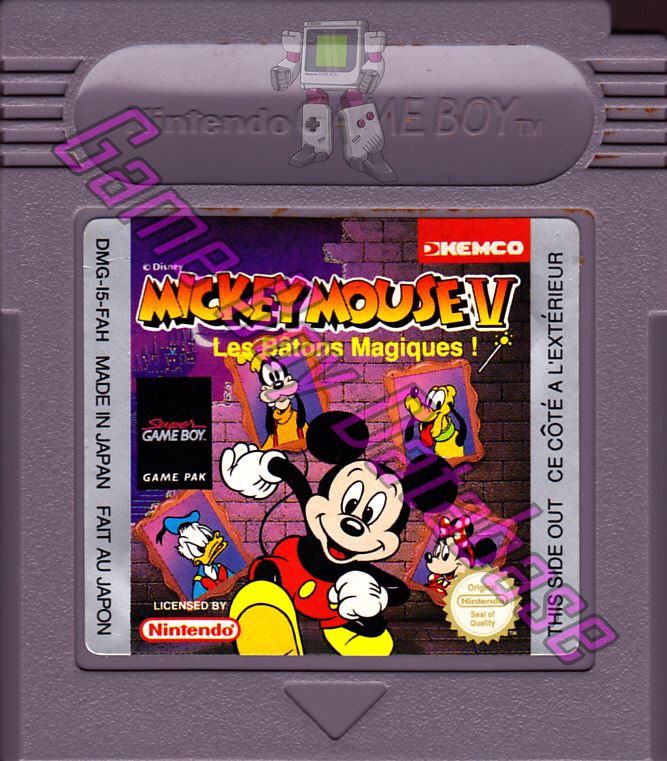 Mickey Mouse Les bâtons magiques FAH Cartridge