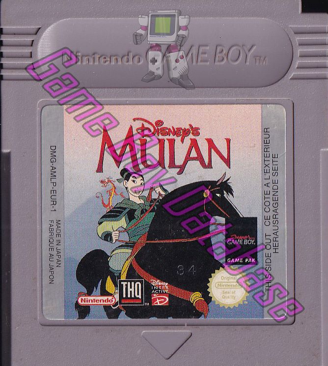 Mulan (Disney's) NNOE Cartridge