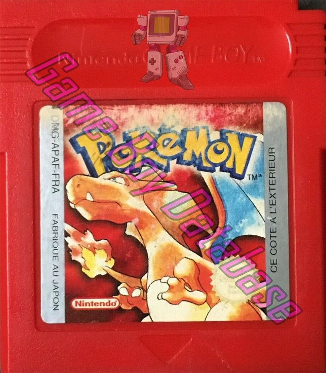 Pokemon Version Rouge NFRA-1 Cartridge