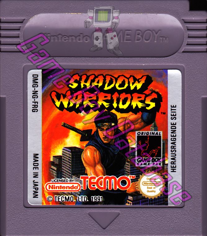 Shadow Warriors FRG Cartridge