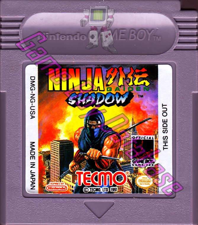 Ninja Gaiden Shadow USA Cartridge