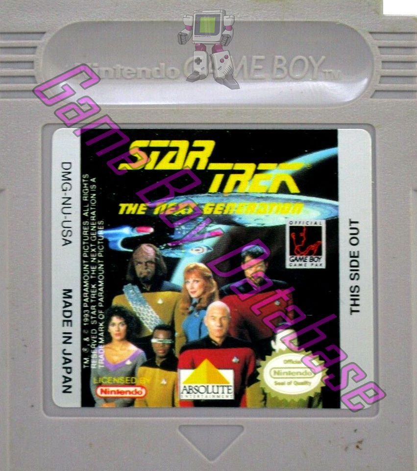 Star Trek the Next Generation USA Cartridge