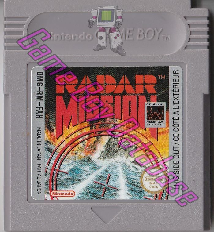 Radar Mission FAH Cartridge