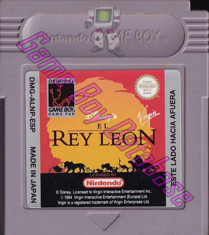 Rey Leon (Disney el) ESP Cartridge