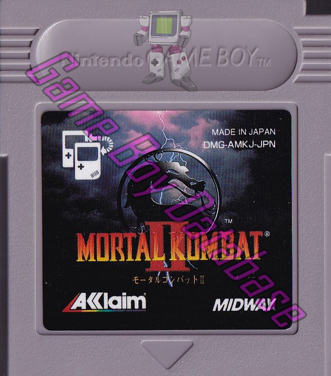 Mortal Kombat II JPN Cartridge