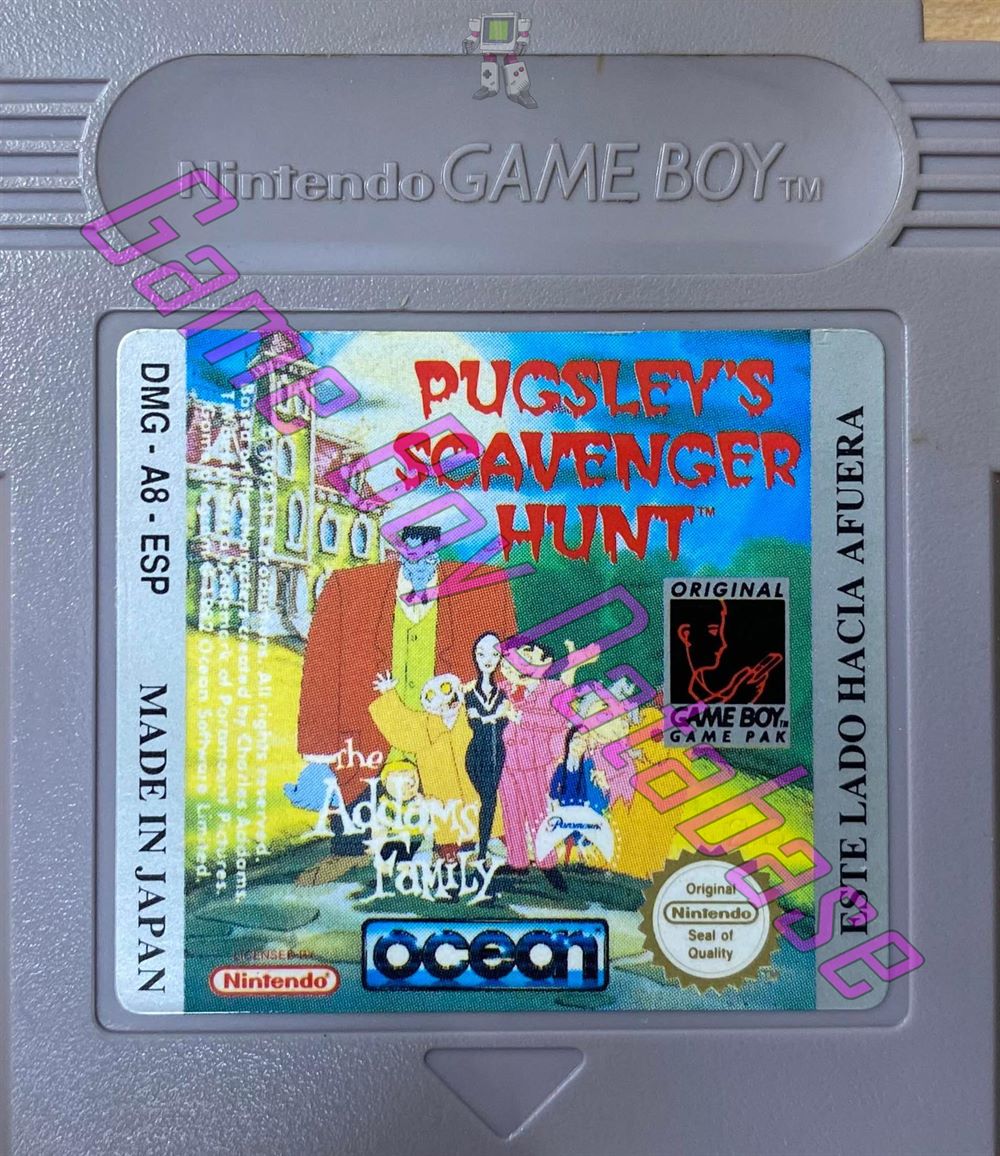 Addams Family Pugsley's Scavenger Hunt (the) ESP Cartridge