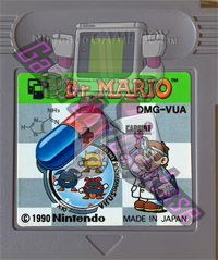 Dr. Mario JPN Cartridge