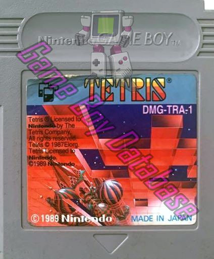 Tetris JPN (No code appears) - Informations - Game Boy Database