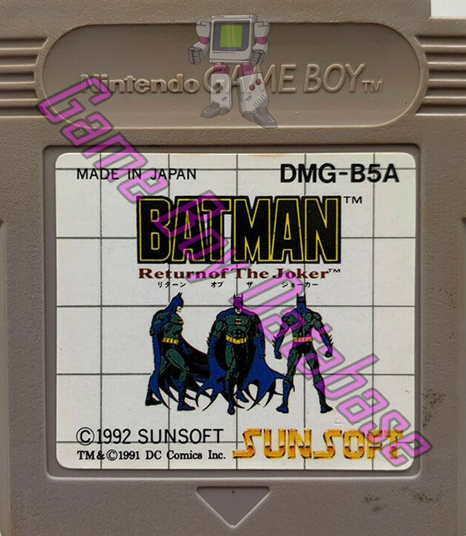 Batman Return of the Joker (JPN) - Informations - Game Boy