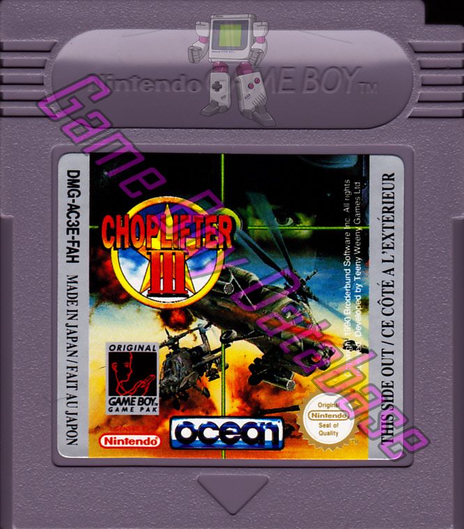 Choplifter III FAH Cartridge