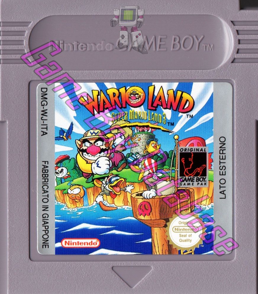 Wario Land: Super Mario Land 3 ITA-3 Cartridge