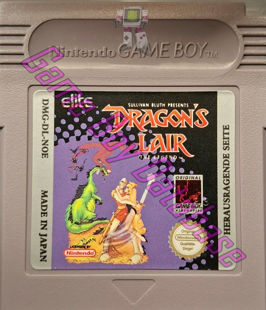Dragon's Lair the Legend (Sullivan Bluth Presents) FAH Cartridge