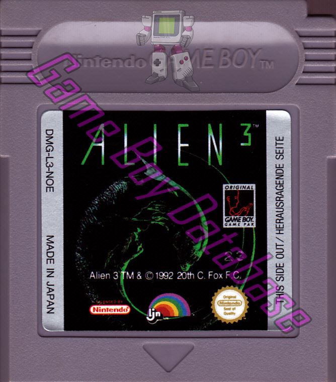 Alien 3 NOE Cartridge