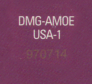 Mole Mania USA-1 Inner flap of the box
