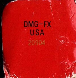 Out of Gas USA Inner flap of the box