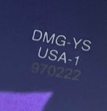 Daffy Duck USA-1 Inner flap of the box