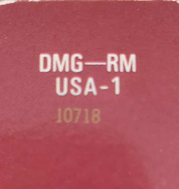 Radar Mission USA-1 Inner flap of the box