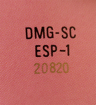 Solomon's Club ESP-1 Inner flap of the box