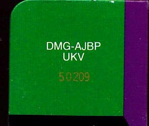 Jelly Boy UKV Inner flap of the box