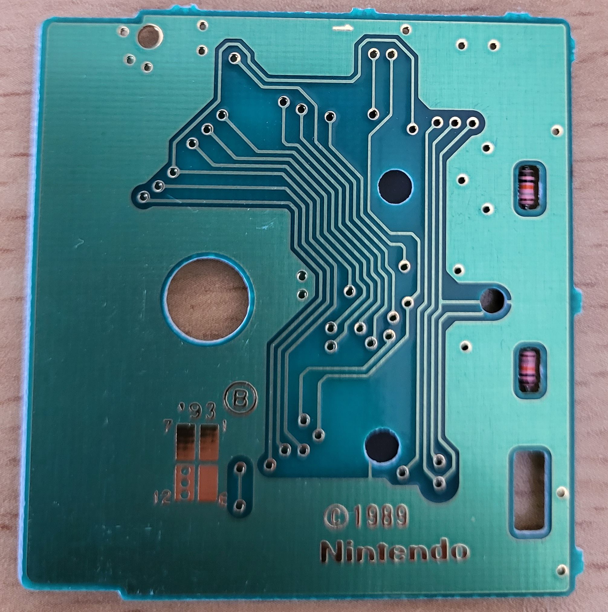 Mickey's Ultimate Challenge USA Back of the PCB