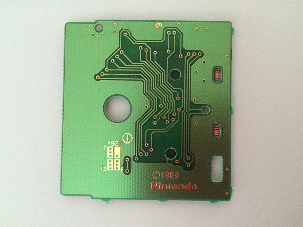 Shadow Warriors FRG Back of the PCB